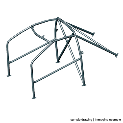 OMP AB/105P/23 FE45 Bolt-In Roll Cage Citroen AX